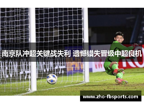 南京队冲超关键战失利 遗憾错失晋级中超良机 南京队冲超关键战失利 遗憾错失晋级中超良机